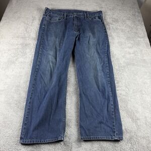 Levis‎ 569 Loose Straight Fit Jeans Mens 38x30 Blue Medium Wash Denim Mid Rise